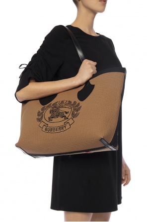 Logo-embroidered shopper bag, zdjęcie 2 Logo-embroidered shopper bag od Burberry